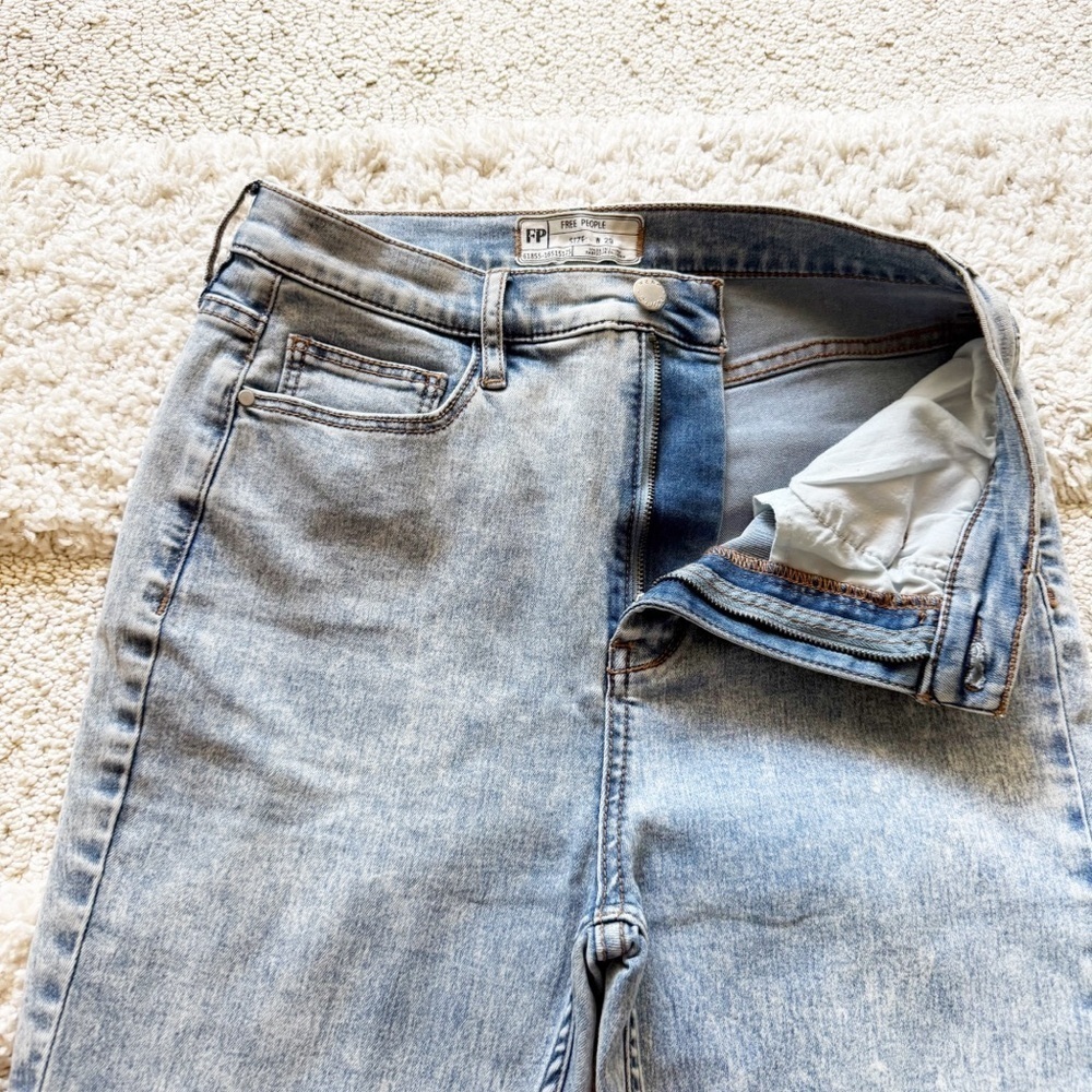 💋Free People Light Blue Women's Jeans - Picture 4 of 7